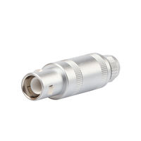 Conector Coaxial de Alto Voltaje FFB.1S.405.CLAC52 1P BNC, Macho de 1 Núcleo, Aeroespacial, 10A, Latón, para Soldadura Ultrasónica