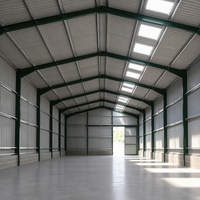 Bâtiments d'entrepôt préfabriqués en structure acier avec kits de construction métalliques, design moderne pour usage résidentiel, origine Chine