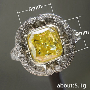 แหวนแต่งงานหรูหราของผู้หญิงเครื่องประดับแฟชั่นอเนกประสงค์คลาสสิก - Product Image 4