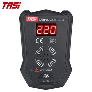 Testeur de tension TASI TA894C 175V~250V avec fonction vocale, testeur RCD GFCI, testeur de prise murale européenne (prise EU), précision numérique (2.0%+2) - Product Image 2