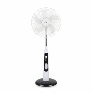 Ventilatore Solare a LED <span class=keywords><strong>con</strong></span> <span class=keywords><strong>Telecomando</strong></span> per Casa, 18 Pollici, Ricaricabile, per Hotel e Uso Domestico - Product Image 1