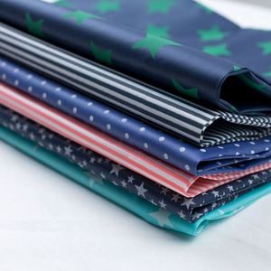 Large Eco-friendly Foldable <b>Waterproof</b> <b>Drawstring</b> Shopping <b>Bag</b> Portable Storage Reusable Tote Custom Logo Printing Stocked <b>Bag</b> - Product Image 6