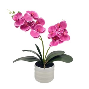 Orquídea Phalaenopsis Paulon en Maceta de 35 cm de Altura, Flor Artificial para Decoración del Hogar, Exterior, Accesorios para Fotografía de Bodas - Product Image 5