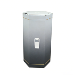 Boîte à vin rigide personnalisée pour bouteille unique, emballage cadeau portable en carton avec revêtement UV, gaufrage et fermeture magnétique innovante - Product Image 1