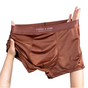 Satin băng lụa của nam giới đồ lót ngắn Boxers thoải mái thời trang dành cho người lớn thoáng khí Boxers - Product Image 3