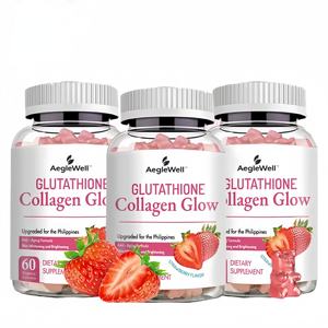 Precio al por mayor AegleWell Suplemento de colágeno L-glutatión Gummies para mujeres Piel natural Glutatión Colágeno Gummy - Product Image 1