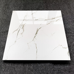 Azulejos de Cerámica para <span class=keywords><strong>Piso</strong></span> de Baño Moderno, Acabado Pulido Glaseado, Porcelana de Cuerpo <span class=keywords><strong>Completo</strong></span>, 600x600 - Product Image 4
