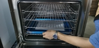 Four à convection électrique commercial 2,6 kW, 4 niveaux, compact, pour boulangerie, café, restaurant, cuisine