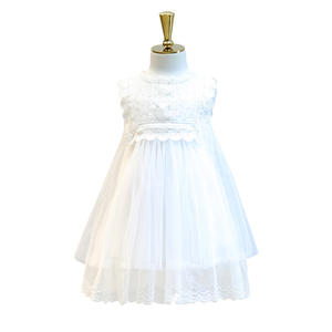 Nouveaux produits : Robes tutu d'été en coton pour bébés filles, motif floral visage d'ange, vente en gros depuis la Chine - Product Image 1