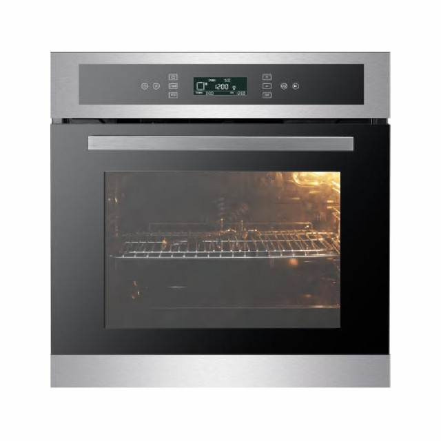 Black Glass Electric Built-in Microwave Oven with Grill 60cm 73L Capacity Full Touch Control for Hotel & Household Use