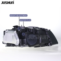 Kit de conversion de phares JUSHUN pour Audi A5 08-11 style RS5, feux de jour à LED avec clignotants lumineux