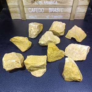Venta al por Mayor de Cristales de Jade Amarillo Natural en Bruto - Piedras Minerales Curativas Irregulares para Mayoristas de Artesanía con Cristales - Product Image 1