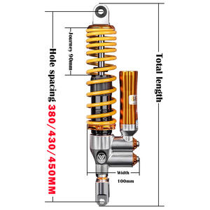 Amortiguador trasero RST3 de alta calidad compatible con Honda Fossa 350/NSS350 para <span class=keywords><strong>BMW</strong></span> <span class=keywords><strong>C400X</strong></span>/C400GT para General Motors Mot - Product Image 2