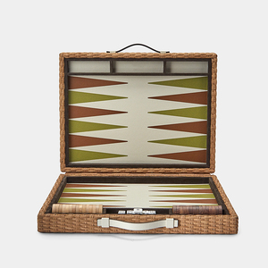 Juego <span class=keywords><strong>de</strong></span> Backgammon Personalizado Monte-Carlo <span class=keywords><strong>de</strong></span> Madera y Cuero - Juego <span class=keywords><strong>de</strong></span> Mesa <span class=keywords><strong>de</strong></span> Lujo Ecológico para Interiores - Product Image 5