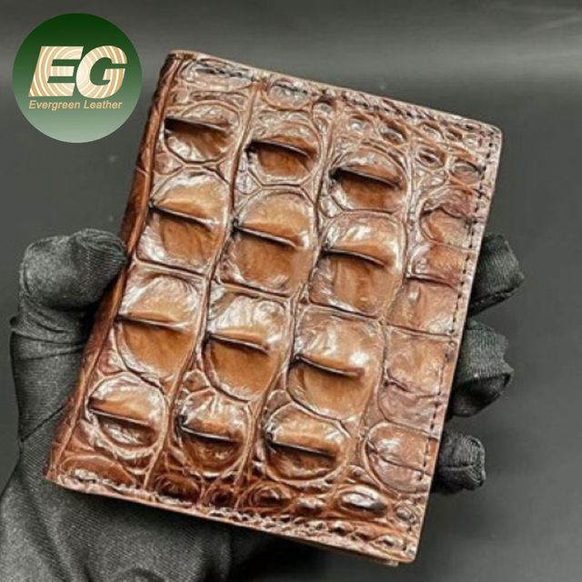 RC106 Coin Luxury Quilted Bag Genuine Leather Men alligator Wallets Custom Mini Fashion Women Purse crocodile Skin Wallet