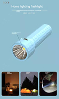 Mini lampe de poche Led multifonction portable lampe de poche rechargeable torche étanche