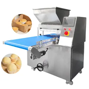 HNOC Full Automatic Cake Make Machine 3 Color Cake Fill Depositor Muffin Filler Machine Bakery