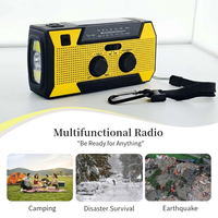 Radio météo portable 5000 mAh avec haut-parleur haute fidélité pour centre de notification d'urgence communautaire en sécurité publique