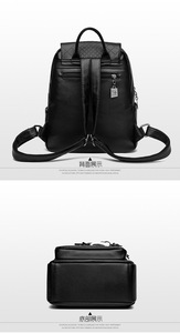 Solid Ladies <b>Backpack</b> Wheat Tassel Travel <b>Large</b> <b>Backpack</b> PU <b>Leather</b> Handbag Schoolbag for Girls Bag Female Shoulder Back Sac - Product Image 5