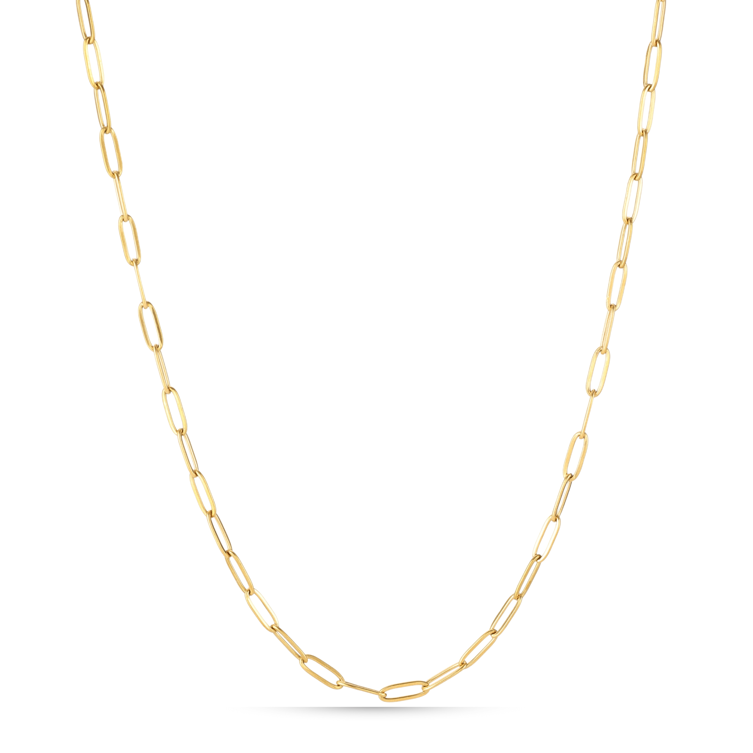 Chaîne trombone dorée