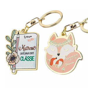 Porte-clés vintage de luxe en forme de clé, en acier inoxydable, avec logo personnalisé, porte-clés en forme de cœur avec design blanc vierge pour gravure - Product Image 1