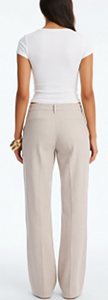 <span class=keywords><strong>Pantaloni</strong></span> da <span class=keywords><strong>Donna</strong></span> a Vita Alta in <span class=keywords><strong>Misto</strong></span> <span class=keywords><strong>Lino</strong></span> con Dettaglio a Laccio in Vita, Beige, Vestibilità Comoda, <span class=keywords><strong>Pantaloni</strong></span> Casual per Primavera/Estate - Product Image 3