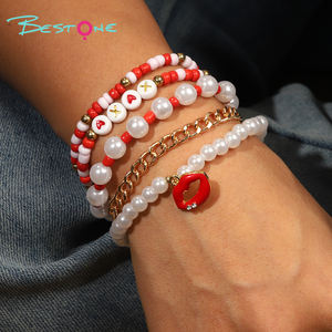 New Hot Selling High Quality Valentine's Day Gift Couple Beaded <b>Bracelet</b> <b>Morse</b> <b>Code</b> Seed Bead <b>Bracelet</b> Ready to Ship - Product Image 2