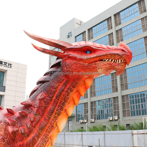 Exterior impermeable norte <span class=keywords><strong>de</strong></span> Europa occidental mitos <span class=keywords><strong>leyendas</strong></span> criatura dragón escultura animada dragón tamaño real - Product Image 4
