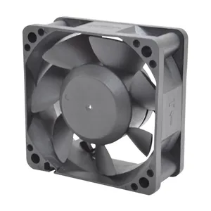 Ventilador axial industrial silencioso 60mm 60X60X25mm 12V 24V ventilador sin escobillas de plástico DC ventilador de refrigeración axial 6025