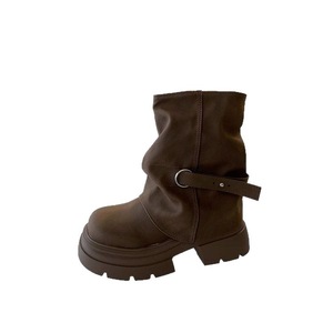 Botines de moda para mujer 2026: diseño de nicho, suela gruesa, aumento de altura, estilo casual - Product Image 4