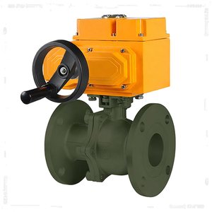 Válvula de bola eléctrica motorizada COVNA de acero inoxidable 304 de dos vías para sistema de riego por goteo con ventana de 90 días y control manual del agua - Product Image 1