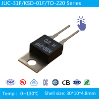 HKW HKW9700 Contrôleur de température coulissant pour montage en rack, interrupteur thermique bimétallique 230V 2-45A, protection contre les surintensités et la surchauffe