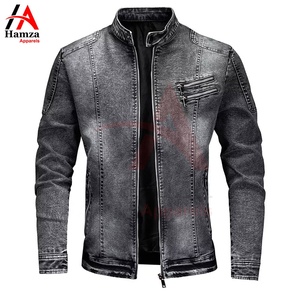 Chaqueta Vaquera Unisex de Último Diseño 2025, Cuello Camisero con Botón, Estilo Vintage, Impermeable, Ecológica, Hecha a Medida en Fábrica - Product Image 4