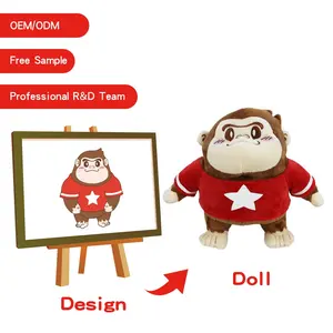 Custom Wholesale Plush Toy Soft Stuffed Wild Animals