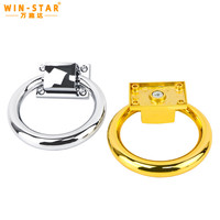 WINSTAR – quincaillerie décorative pour porte d'armoire, anneau rond décoratif pour poignée de canapé et de chaise, boutons décoratifs