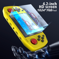 Consola de Juegos Portátil Qbuy Classic R42 Pro, Pantalla HD de 4.2'', Arkos2.0, Video, 3500mah, Sistema Linux