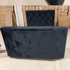 Moderna in pelle di velluto <span class=keywords><strong>sotto</strong></span> il <span class=keywords><strong>letto</strong></span> <span class=keywords><strong>con</strong></span> il cristallo testata ascensore tv telecomando europeo di design camera da <span class=keywords><strong>letto</strong></span> mobili <span class=keywords><strong>letto</strong></span> di lusso <span class=keywords><strong>con</strong></span> tv - Product Image 2