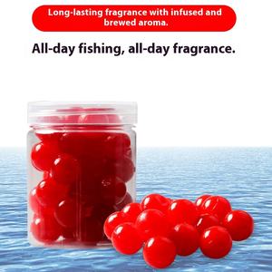 เหยื่อปลอมทรงลูกลอยพลาสติกอ่อนรูปข้าวโพดหวานรสสตรอเบอร์รี่ล่อปลาคาร์พยุโรป - Product Image 3