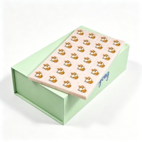 Coffret Cadeau Personnalisé Haut de Gamme pour Jeu de Mahjong Doré Estampé à Chaud, Boîte de Mahjong Colorée avec Impression UV et Fermeture Magnétique