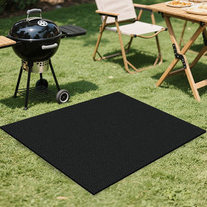 แผ่นรองปิ้งย่าง PVC สำหรับกลางแจ้ง หนาพิเศษ กันน้ำ ป้องกันความร้อน ป้องกันพื้น สำหรับใช้กับเตาปิ้งย่างในลานบ้าน - Product Image 1