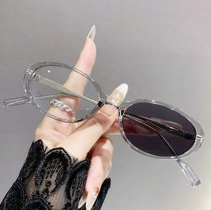 Gafas de Sol Ovaladas Anti Luz Azul para Mujer, Diseño Personalizado con Logotipo, Moda 2025, Montura Pequeña, Gafas Fotocromáticas - Product Image 1