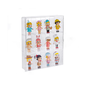 Mini vitrina acrílica <span class=keywords><strong>Funko</strong></span> Pop figuras y colecciones de juguetes organizador de almacenamiento con respaldo de espejo para tiendas minoristas - Product Image 2