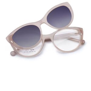 Nuevas Gafas <span class=keywords><strong>de</strong></span> Sol Magnéticas con Clip, Estilo <span class=keywords><strong>Ojo</strong></span> <span class=keywords><strong>de</strong></span> Gato, Polarizadas, con Bloqueo UV y Anti Luz Azul, Modelo PZ1005-2 - Product Image 1