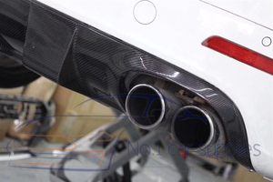 Difusor Trasero de Fibra de Carbono para <span class=keywords><strong>A4</strong></span> S4 RS4 Allroad B8 B8.5 Versión Travel, Cuatro Salidas, para <span class=keywords><strong>A4</strong></span> 4 B8 B - Product Image 5