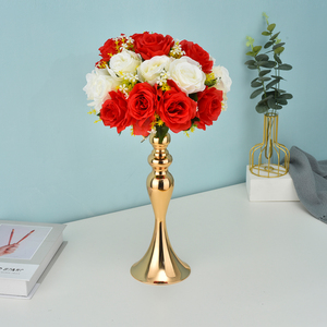 Metal Flower <strong>Vase</strong> <strong>Stand</strong> 38cm Elegant Design for Weddings Home Decor Reception Candle Holders Table Centerpieces Living Room - Product Image 4