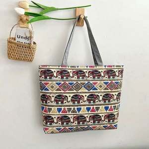 High Quality Wholesale Custom Printed Logo Large Capacity Canvas Bag Custom Logo Tote Bag Canvas - Product Image 6