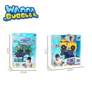 Новая электрическая машинка-выдуватель мыльных пузырей WANNA BUBBLES, игрушка-конструктор с подсветкой, музыкой и 2 флаконами по 60 мл раствора для мыльных пузырей - Product Image 6