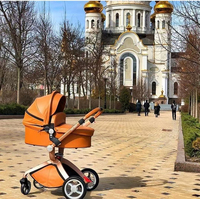 Poussette Bébé Légère OEM 2-en-1 Haut de Gamme avec Landau de Voyage et Nacelle pour Nouveau-né