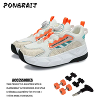 Patins à roulettes 4 roues de haute qualité pour filles nouvelles baskets évolutives avec roues pour le patinage de qualité pour femmes