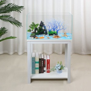 Meuble d'aquarium en acier et bois - Table d'assemblage - Vente en gros usine - Product Image 4